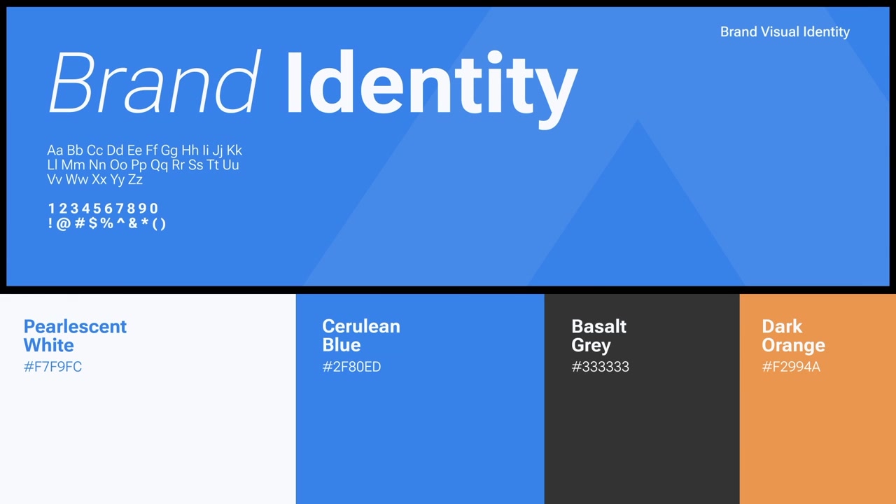 Brand identity mockup