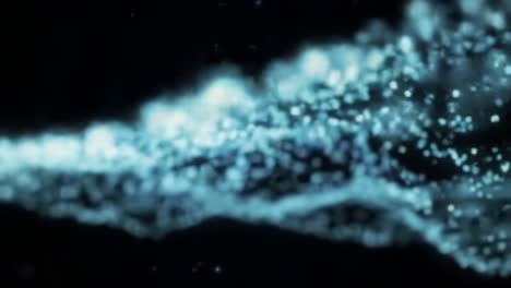 mesmerizing flow of luminous particles: a captivating journey through the ethereal dance of light, water, and energy in motion, displaying nature's beauty in an abstract form