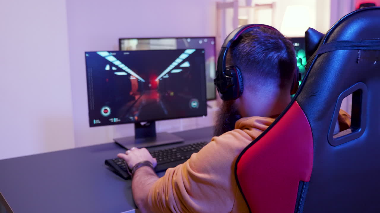 pessoa a jogar um jogo de vídeo