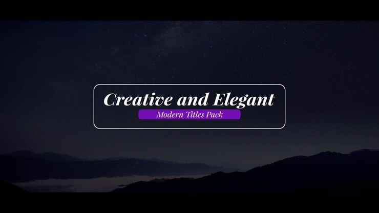 Unique Titles Pack is the cool template for After Effects. 6 unusual elegant headers will decorate any video or blog