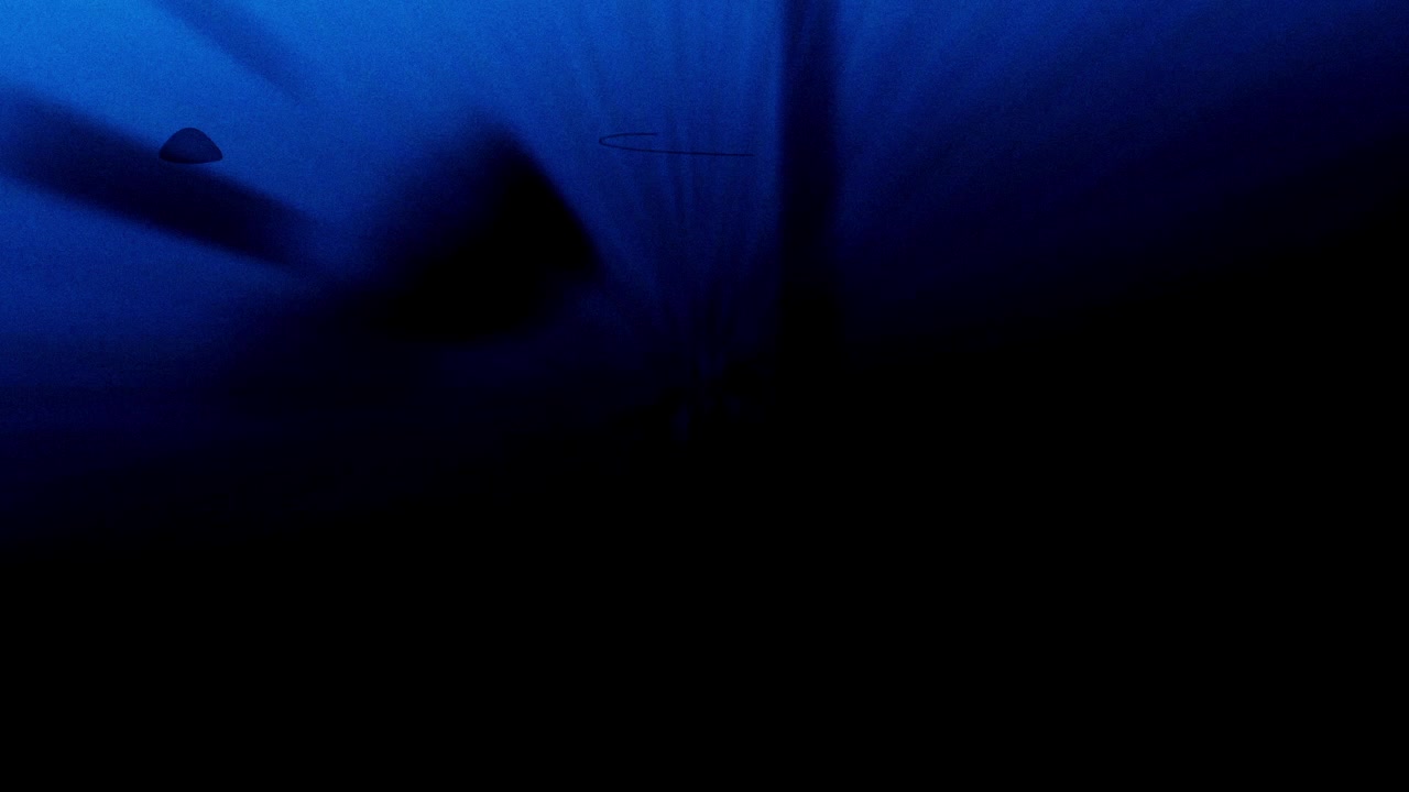 Dynamic Abstract Glitch Overlay with Red and Cyan Light Leaks