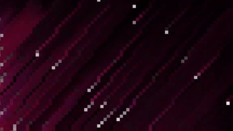 Animation-of-disco-theme-with-scintillating-tiny-rhomboids-on-wine-color-background