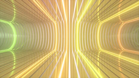 neon light tunnel abstract background