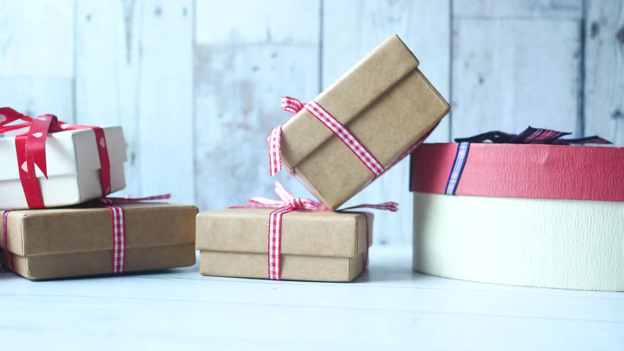 선물 상자 배열