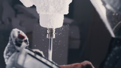 industrial machining with cryogenic coolant