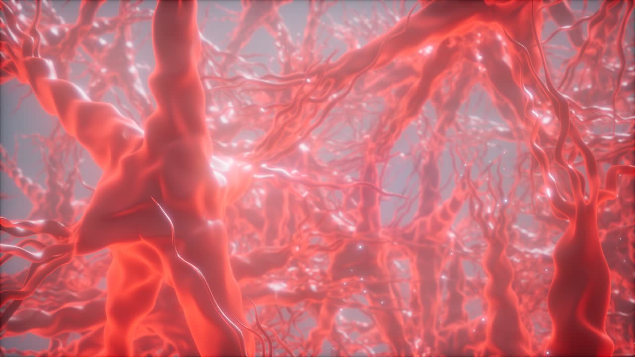 뇌 안의 신경 세포 네트워크를 통해 여행합니다.