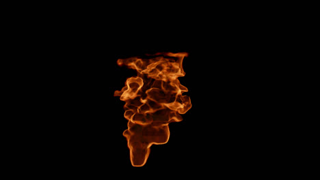 elemento de fuego abstracto