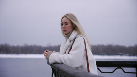 Woman-standing-outdoors