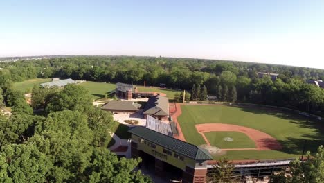 aerial baseball field michigan state university