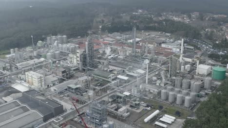 drt sustainable industrial site, vielle-saint-girons, france. aerial drone, high angle