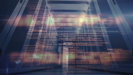 animation of data processing over computer servers