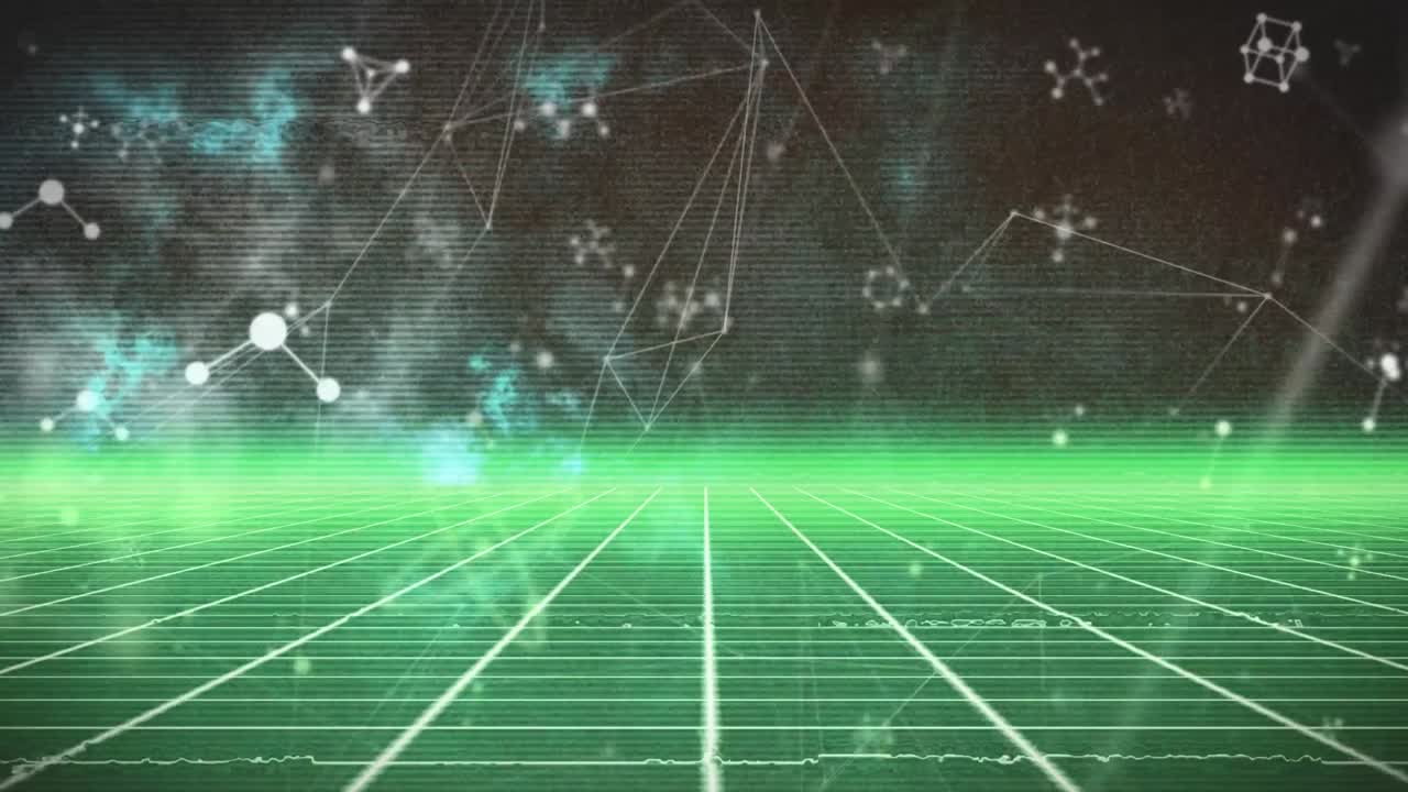 구름 위에서 움직이는 모양의 애니메이션