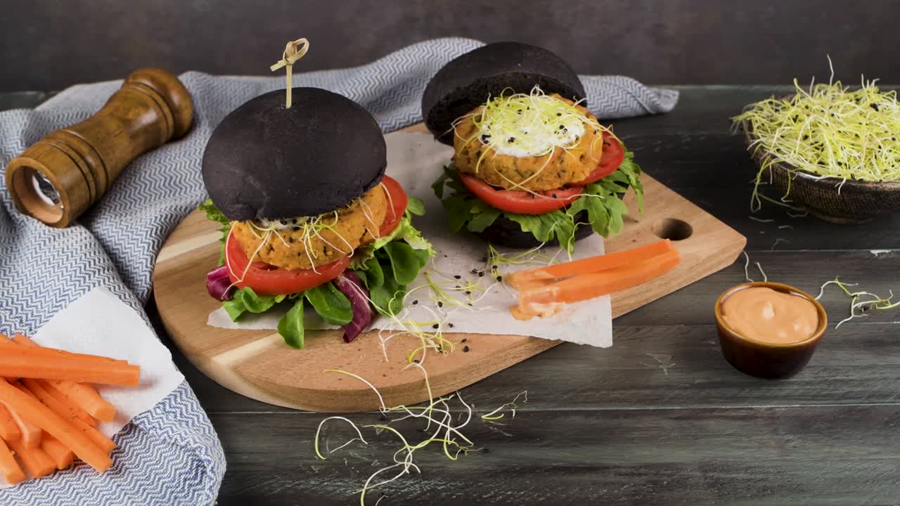 hamburguesas de verduras a la parrilla