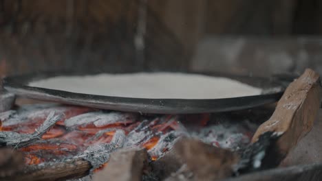 indigenous cuisine with yuca tortillas cooked over firewood in ecuador amazonia