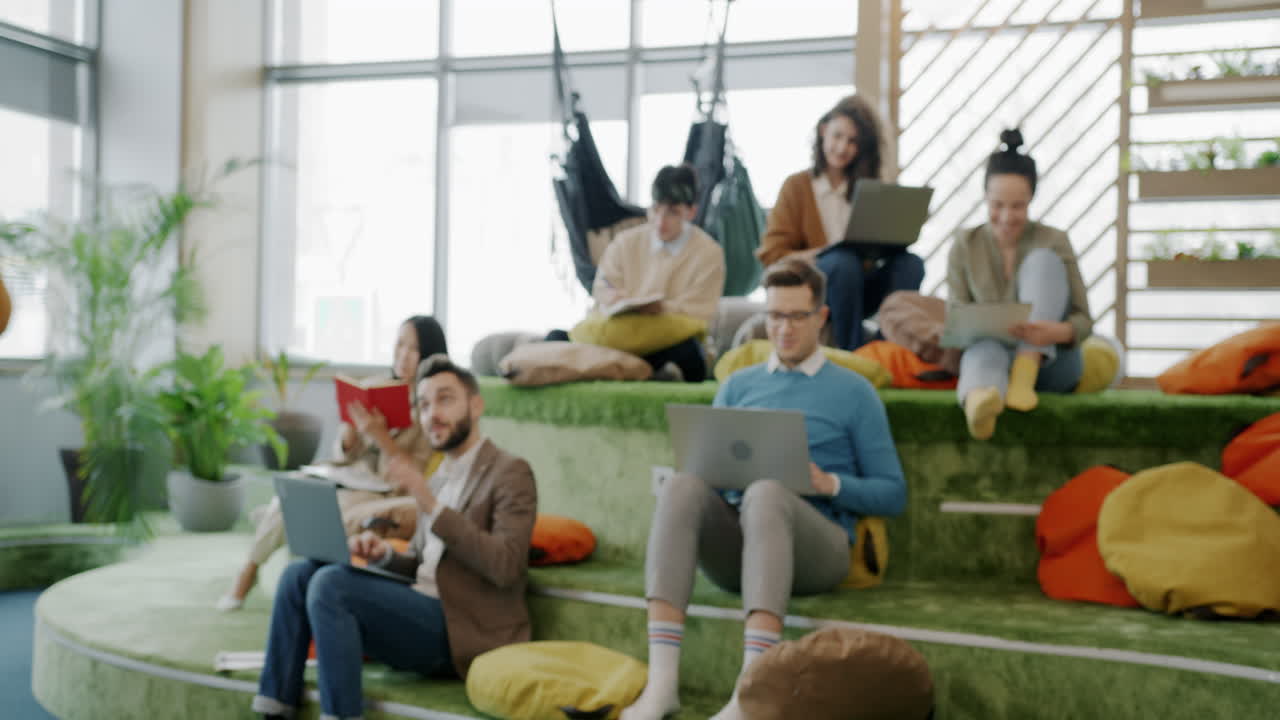 Modern Co-working Space with Diverse People