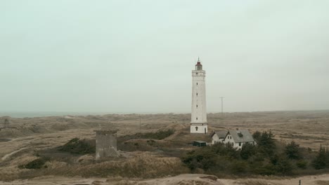 Atracción-Turística-En-Blåvand,-Dinamarca