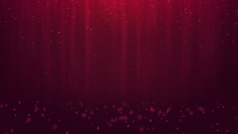 animation of snow falling on red background