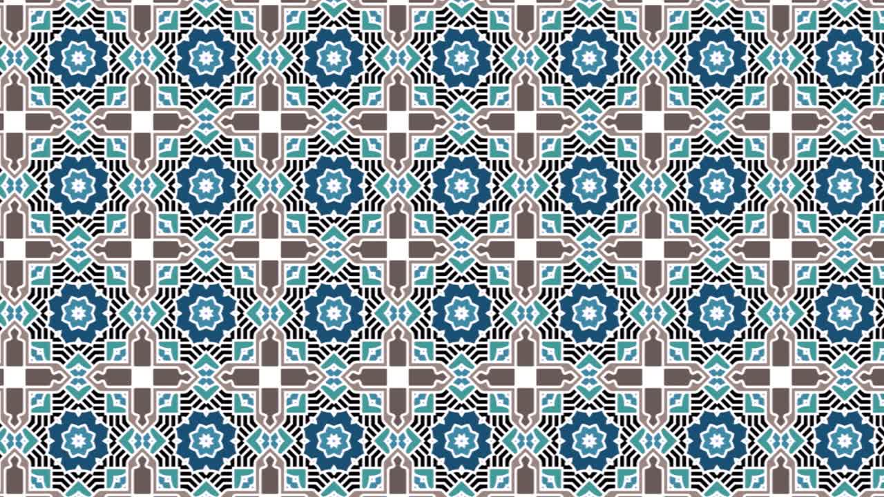 fondo abstracto con formas y líneas geométricas, en constante movimiento