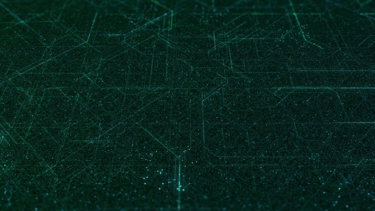 Abstract Circuit Board Pattern
