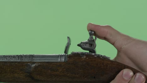 antique flintlock pistol