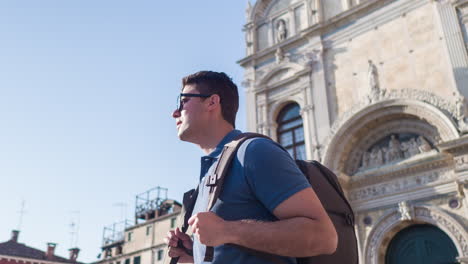 tourist in venice, italy