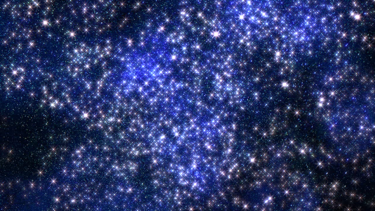 별의 밤: 매혹적인 별들이 하늘을 비추고 있다.