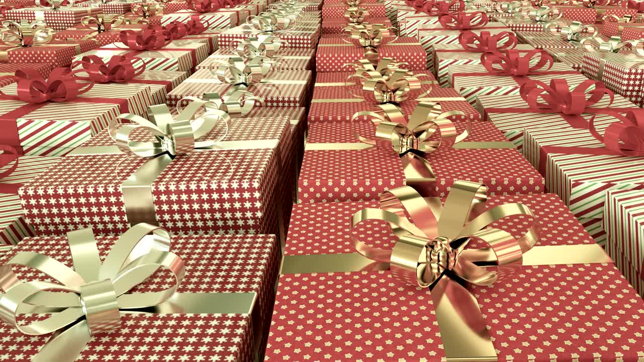 크리스마스 선물 쇼핑 컨셉