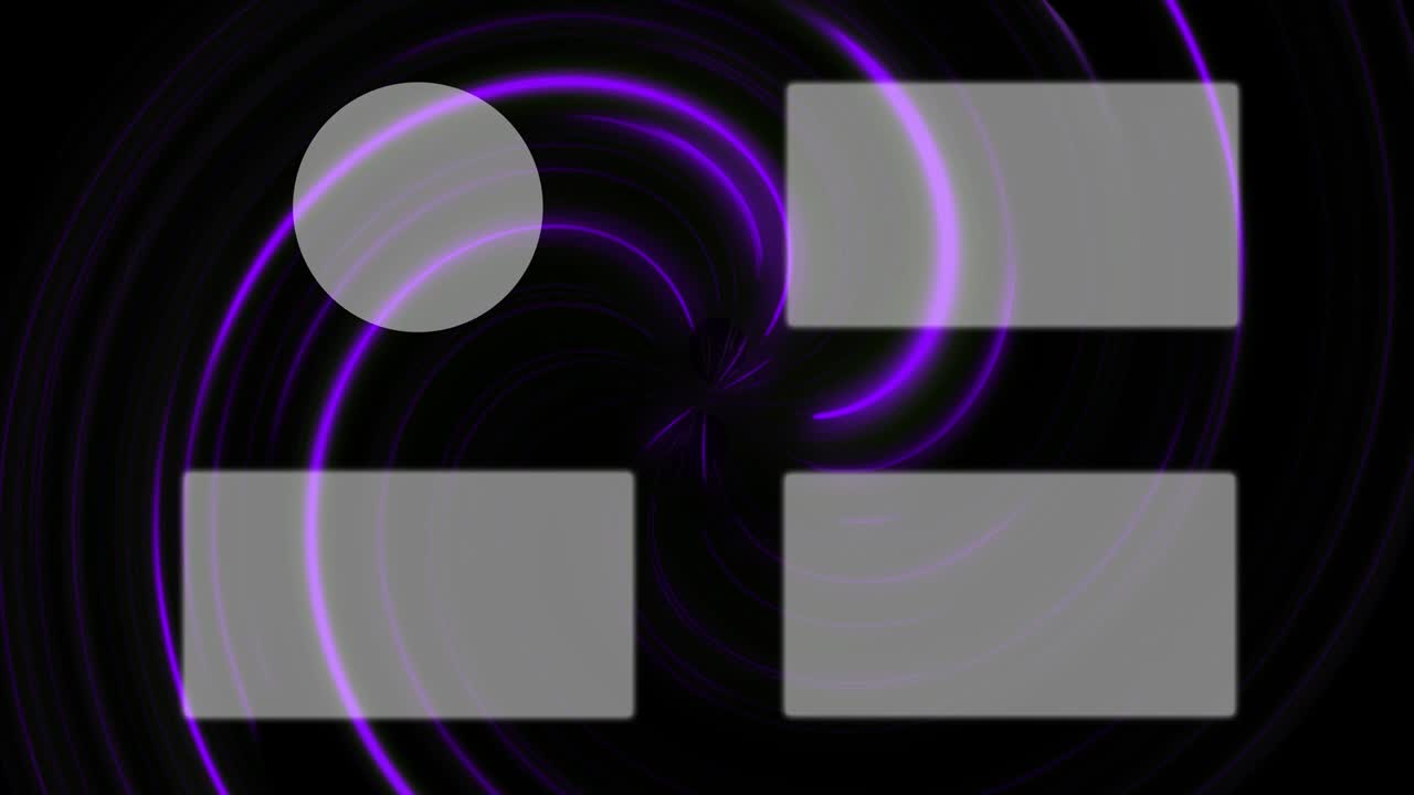 Vortex neon end card ending screen motion graphics