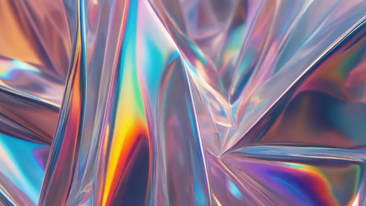 Abstrakt baggrund af iriserende holografisk folietekstur