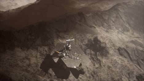 oportunidad de marte explorando la superficie del planeta rojo