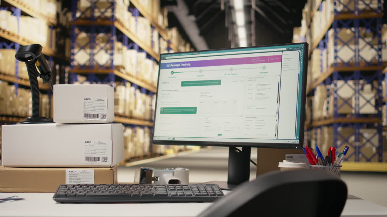 Storehouse with huge space for packaging and cargo tracking