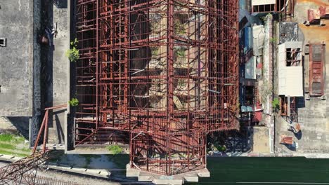 Top-view-of-Market-St-Power-Plant-in-New-Orleans,-La