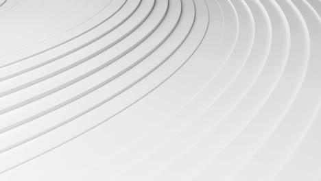 fondo blanco abstracto con superficie ondulada en movimiento. animación de bucle