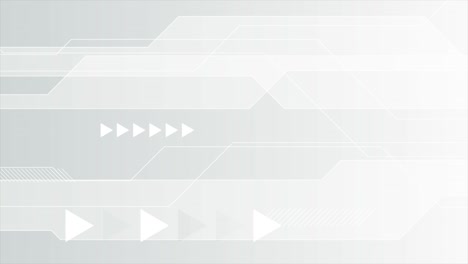 gris claro tecnología abstracta fondo de movimiento geométrico con flechas