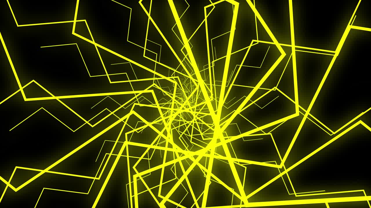 추상적이고 깨하고 부드럽고 복잡한 기하학적 회전 모양