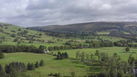 drone shot orbiting castleton hills