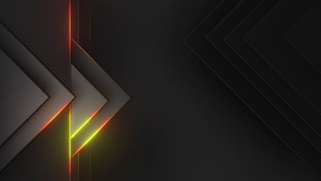 abstract dark geometric background with glowing lines
