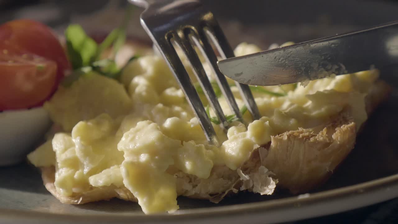 Scrambled Eggs Breakfast