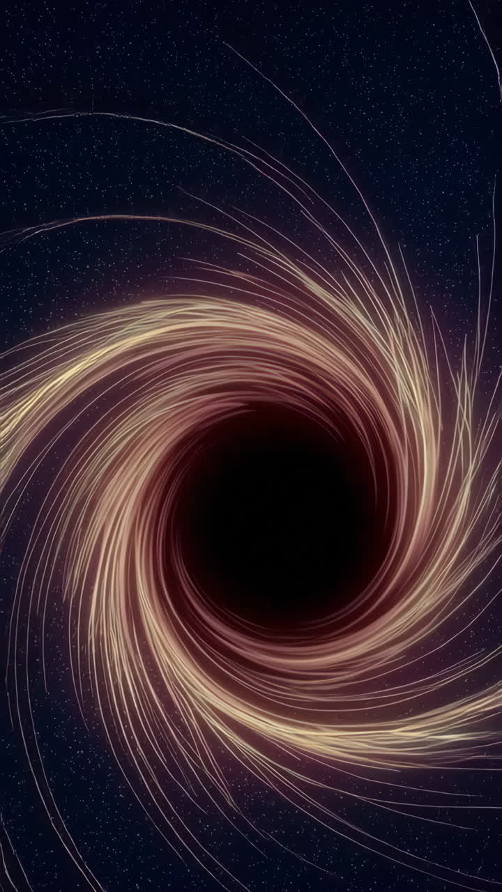 agujero negro en el espacio