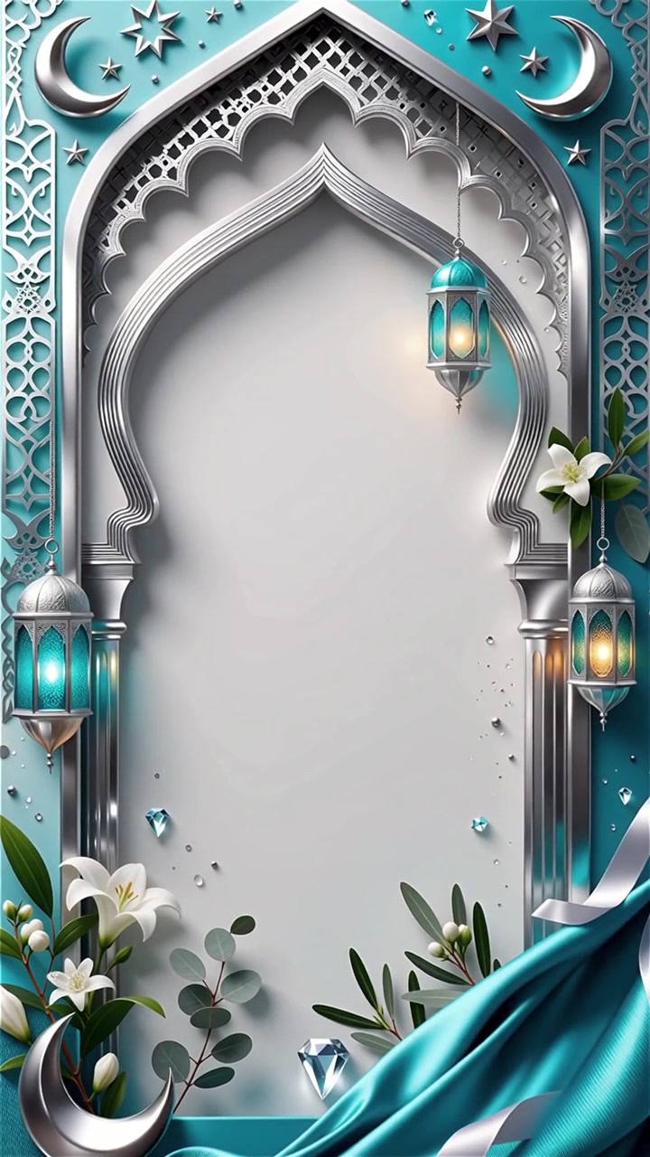 Compleanno del Profeta Maometto Mawlid al-Nabi Sfondo Islamico