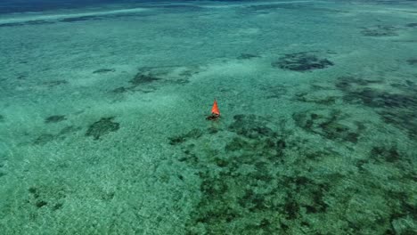 kizimkazi zanzibar boat sail oceanic blue island by drone