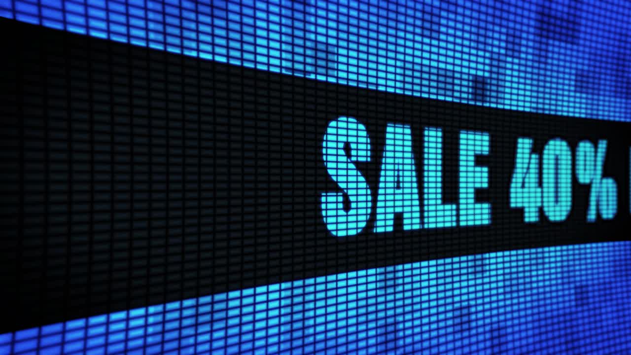 40% Off Sale on Digital Display