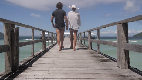 walking into a day of bliss together