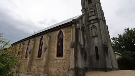 old church building in the historic town of beechworth in rural victoria australia