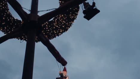 gnome wheel on a christmas market