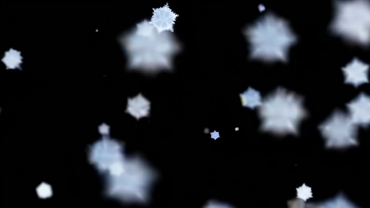 Abstrakte snøfnugg