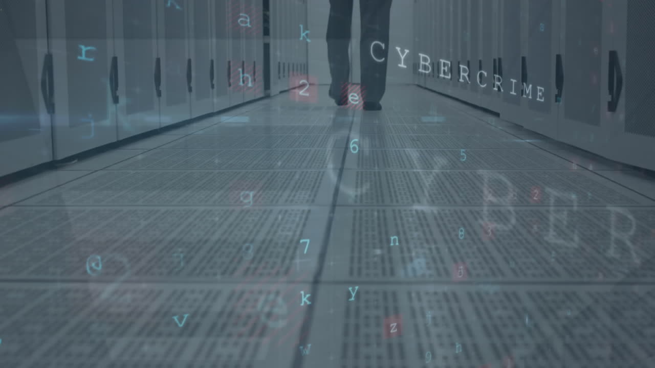 animación de cerraduras de seguridad y procesamiento de datos en edificios modernos y paisajes urbanos