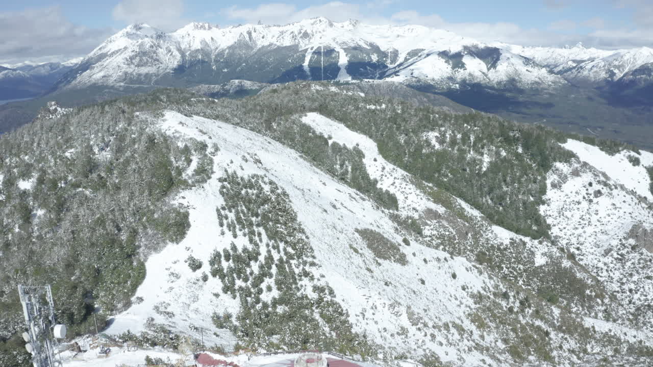 공중 - cerro otto grating restaurant, 파타고니아, 리오 네그로, 아르헨티나, 역방향