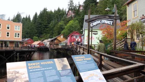 historic creek street in alaska: a walk through time