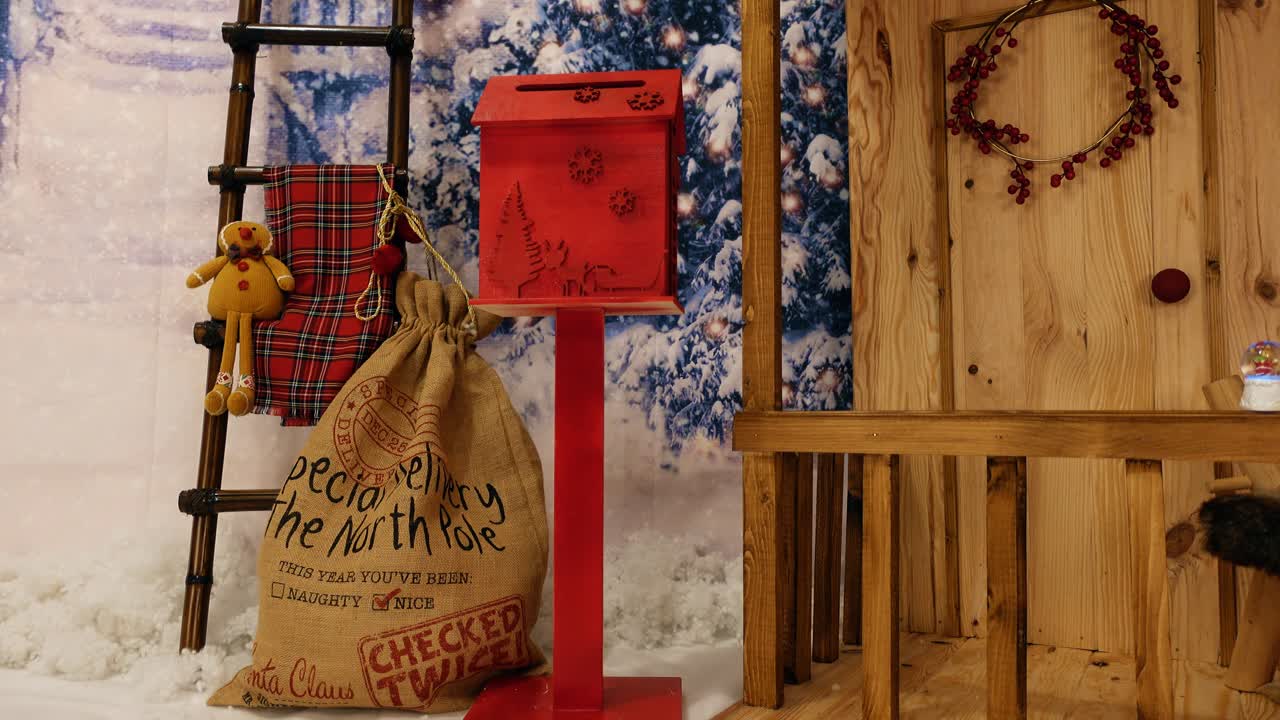 Christmas and New Year's Decorations Background 07